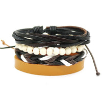 4pcs/set Multi-layer Retro Bangle Bracelet