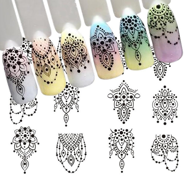 DIY Sticker Fashion Nail Art