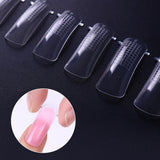 100pcs False Nail Set with Quick Binding Poly Gel Mold