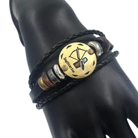 12 Constellations Bangle Bracelet