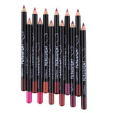 12pcs Color Set Multi-functional Waterproof lipliner Pencil