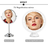 7X Magnification LED Rechargeable Vanity Mirror