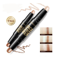 Double Head 3D Concealer and Foundation Bronze Highlighter Stick