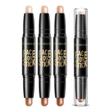 Double Head 3D Concealer and Foundation Bronze Highlighter Stick