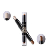 Double Head 3D Concealer and Foundation Bronze Highlighter Stick