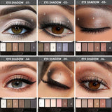 6 Color Glamorous Smokey Eyeshadow Pallete