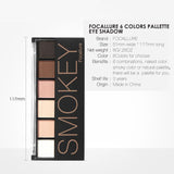 6 Color Glamorous Smokey Eyeshadow Pallete