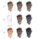 3 Colors Eyebrow Powder Palette Waterproof and Smudge Proof