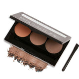 3 Colors Eyebrow Powder Palette Waterproof and Smudge Proof