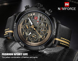 NAVIFORCE Men's Watch with Week and Date Display