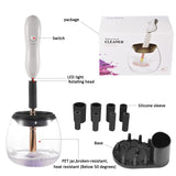 Portable Makeup Brush Cleaner and Dryer Spinner Kit