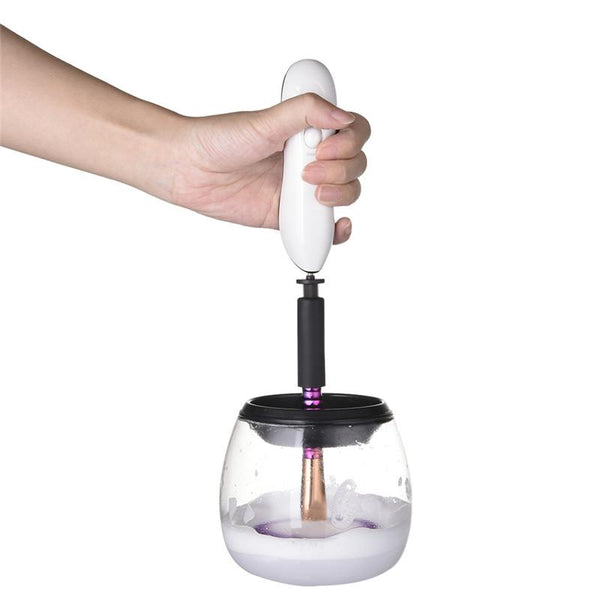 Portable Makeup Brush Cleaner and Dryer Spinner Kit