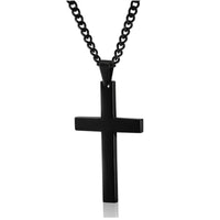 Cross Pendant Men's Religious Necklace