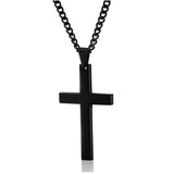 Cross Pendant Men's Religious Necklace