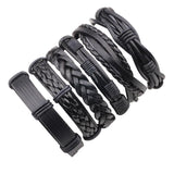 3 to 6pcs. Multilayer Braid Bracelets & Bangles