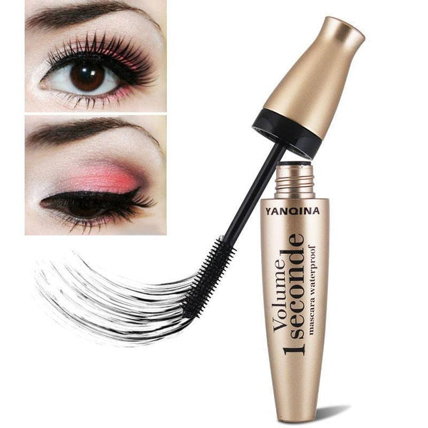 Dark Waterproof Mascara with Silicone Brush