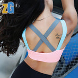 Fitness Yoga Push Up Sports Bra