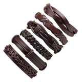 3 to 6pcs. Multilayer Braid Bracelets & Bangles