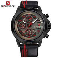 NAVIFORCE Men's Watch with Week and Date Display