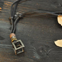 Vintage Leather Men's Necklace