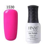 UV Nail Gel Polish Semi Permanent Polish Pure Colors