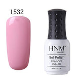 UV Nail Gel Polish Semi Permanent Polish Pure Colors