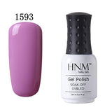 UV Nail Gel Polish Semi Permanent Polish Pure Colors