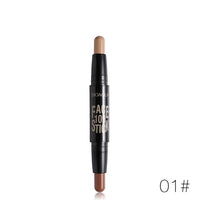 Double Head 3D Concealer and Foundation Bronze Highlighter Stick