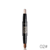 Double Head 3D Concealer and Foundation Bronze Highlighter Stick