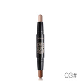 Double Head 3D Concealer and Foundation Bronze Highlighter Stick