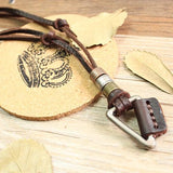 Vintage Leather Men's Necklace