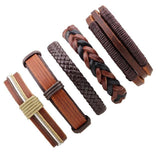 3 to 6pcs. Multilayer Braid Bracelets & Bangles