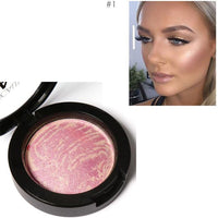 Natural Face Blusher Bronzer Powder