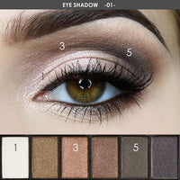 6 Color Glamorous Smokey Eyeshadow Pallete