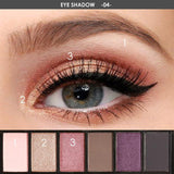 6 Color Glamorous Smokey Eyeshadow Pallete