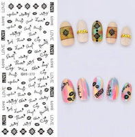 DIY Water Transfer Nails Art Sticker Sets