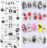 DIY Water Transfer Nails Art Sticker Sets