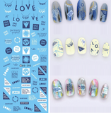 DIY Water Transfer Nails Art Sticker Sets