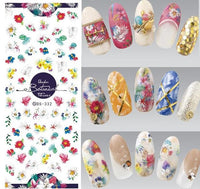 DIY Water Transfer Nails Art Sticker Sets